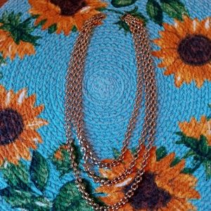 Vintage Good Tone Layered Necklace